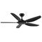 Esprit DC 1320mm 5 ABS Blade WIFI & Remote Control Ceiling Fan Only Matt Black