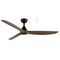 Seaforth DC 1420mm 3 ABS Blade WIFI & Remote Control Ceiling Fan Only Matt Black/Teak