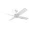 Viper DC1220mm 4 Blade All ABS WIFI & Remote Control Ceiling Fan with Variable Dim 18w CCT LED Light Matt White