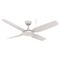 Viper DC 1320mm 4 Blade All ABS WIFI & Remote Control Ceiling Fan with Variable Dim 18w CCT LED Light Matt White