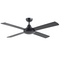 Link 1220mm 4 Blade Ceiling Fan Only Matt Black