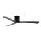 Metro DC Close to Ceiling 3 ABS Blade 1320mm Hugger  WIFI & Remote Control Ceiling Fan Matt Black