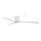 Metro DC Close to Ceiling 3 ABS Blade 1320mm Hugger  WIFI & Remote Control Ceiling Fan Matt White