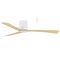 Metro DC Close to Ceiling 3 ABS Blade 1320mm Hugger  WIFI & Remote Control Ceiling Fan White/Oak