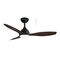 Elite DC 1320mm 3 ABS Blade WIFI & Remote Control Ceiling Fan with Variable Dim 18w CCT LED Light Matt Black/Walnut