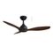 Elite DC 1320mm 3 ABS Blade WIFI & Remote Control Ceiling Fan Only Matt Black/Walnut
