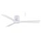 Fresno DC Close to Ceiling 3 ABS Blade 1320mm Hugger WIFI & Remote Control Ceiling Fan Matt White