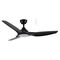 Impact DC 1320mm 3 ABS Blade WIFI & Remote Control Ceiling Fan with Variable Dim 20w CCT LED Light Matt Black