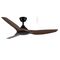 Impact DC 1320mm 3 ABS Blade WIFI & Remote Control Ceiling Fan Only Matt Black/Walnut