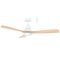 Mallorca Mini DC1066mm 3 Timber Blade  WIFI & Remote Control Ceiling Fan with Variable Dim 24w CCT LED Light  Matt White/Natural