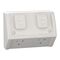 Weathershield
Socket
Flush, Twin, 10A, 250VAC, IP54 | Resistant Grey