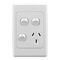2000 Series
Single Switch Socket Outlet
250V, 10A, Vertical, 2 Removable Switch | White Electric