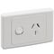 2000 Series
Single Switch Socket Outlet
2 Pole, 20A, 250V | White Electric