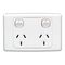 2000 Series
Twin Switch Socket Outlet
250V, 10A | White Electric