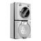 Clipsal - 56 Series, Switched Socket Outlet, 110V, 10A, 3 PIN, IP66
Grey