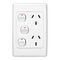 2000 Series
Twin Switch Socket Outlet
250V, 10A, Vertical, Removable Extra Switch | White Electric