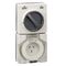 Clipsal - 56 Series, Combination Switched Socket Outlet, 250V, 10A, 3 Flat PIN, Heavy Duty
Grey