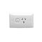 Standard Series, Single Switch Socket Outlet, 250V, 15A, Standard Size, 2 Pole
White Electric