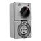 Clipsal - 56 Series, Switched Socket Outlet, 500V, 40A, 5 Round PIN, IP66, 3 Pole, Surface Mount
Grey