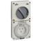 Clipsal - 56 Series, Switched Socket, Surface Ip56 Double Pole 3 PIN Less Enclosure
Grey