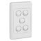 2000 Series
Flush Switch
5 Gang, 250VAC, 10A, Standard, Vertical | White Electric