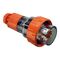 Clipsal - 56 Series, Straight Plug, IP66, 500V 10A - 6 Round Pins
Electric Orange
