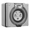 Clipsal - 56 Series, Surface Socket, IP66, 250V 20A - 3 Round Pins
Chemical Grey