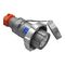 Metal Clad, Appliance Connectors, Multi Phase, 500V, 63A, 5 Round Sockets