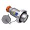 Metal Clad, Appliance Connectors, Multi Phase, 500V, 63A, 4 Round Sockets