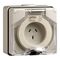 Clipsal - 56 Series, Surface Socket, IP66, 250V 10A - 3 Flat Pins
Chemical Grey