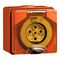 Clipsal - 56 Series, Surface Socket, IP66, 500V 20A - 5 Round Pins
Chemical Grey
