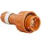 Clipsal - 56 Series, Straight Plug, IP66, 500V 10A - 4 Round Pins
Electric Orange
