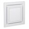 Airflow, Square Grille, Exhaust Fan LED - White Electric