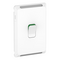 Pro Series, Cooking Appliance Isolator Switch, Horizontal/Vertical Mount Double Pole 250V, 45A - Extra Vivid White