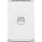 Pro Series, Switch Plate Skin, 1 Gang, Horizontal/Vertical Mount, Clip-On - Extra Vivid White