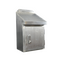Stainless Steel Enclosure With Sloping Roof 600x400x325 60deg