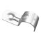 Clipsal - Cable Management, Half Saddle, 16mm Zinc Plated Metal