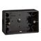 Clipsal - Mounting Accessories, Mounting Box, with 20 mm End Entries - Black