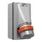 Clipsal - 56 Series, Appliance Inlet, 5 Round PIN, 32A, 500V, IP66 - Electric Orange