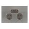 Metal Plate Series, Twin Switch Socket Outlet, 250V, 10A, BSL Style - Black