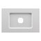 Saturn Zen, Grid and Cover, 1 Gang, Less Mechanism - Zen White