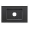 Saturn Zen, Grid and Cover, 1 Gang, Less Mechanism - Zen Black