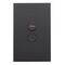 Saturn Zen, Cooker Switch, Single Pole 45A, 250V - Zen Black