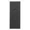 Saturn Zen, Grid and Cover Architrave, 2 Gang, Less Mechanism - Zen Black