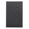Saturn Zen, Grid and Cover, 6 Gang, Less Mechanism - Zen Black