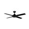 Ceiling Fan No Light Black
