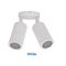 Double Adjustable Spot White