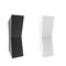 2x3w Up Down Wall Light Black Tri Color