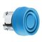 Harmony XB4, Head for non illuminated push-button, blue flush pushbutton Ø22 mm spring return unmarked