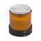 Harmony XVB, Indicator bank, illuminated unit, plastic, orange, 70mm, steady, bulb or LED not included, 250V